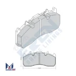 لنت ترمز دیسکی ولوو FH500 و رنو 280